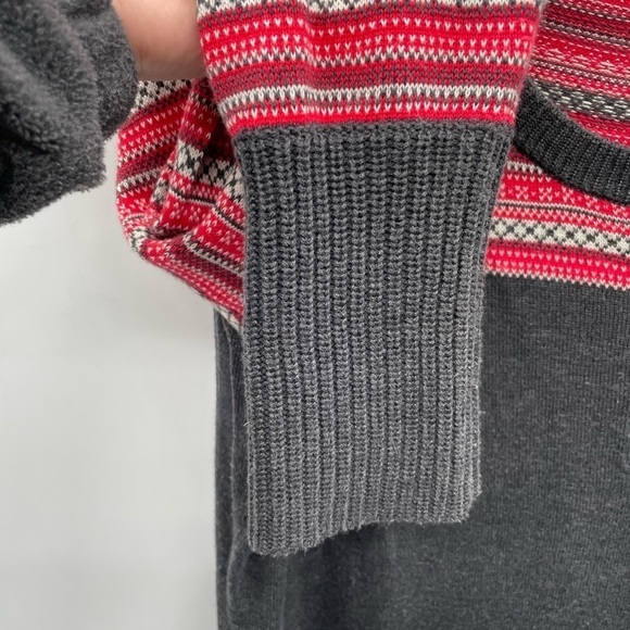 Woolrich brown/red long sleeve gorpcore outdoor womans cotton casual henley XL - Picture 6 of 9